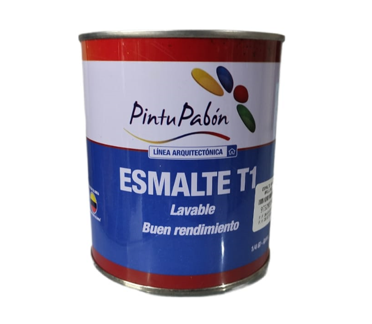 ESMALTE NEGRO BRILLANTE PINTU PABON 1/4
