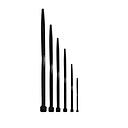 AMARRE PLASTICO 250X4.8MM NEGRO OSBLACK 100UND