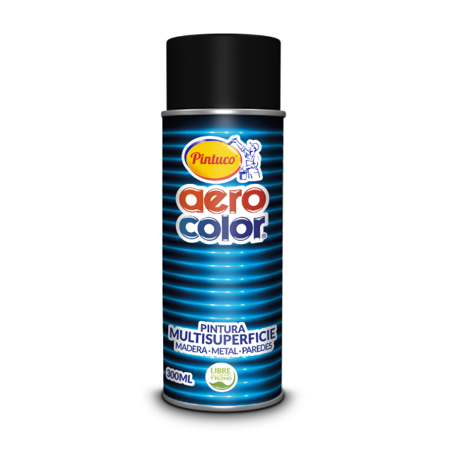 AEROSOL NEGRO MATE PINTUCO 300ml