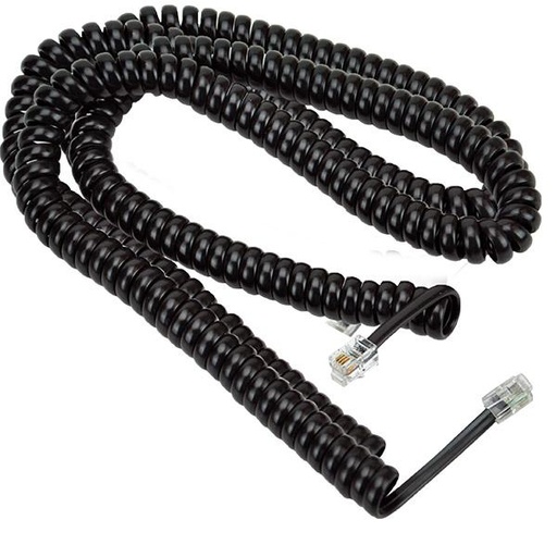 [1010] CABLE ESPIRAL BOCINA TELEFONO 3MT