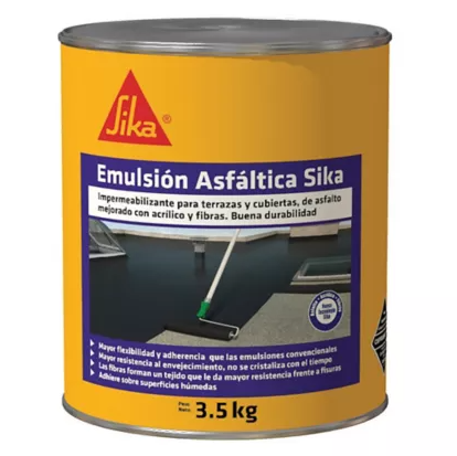 EMULSION ASFALTICA SIKA GALON 3.5KG