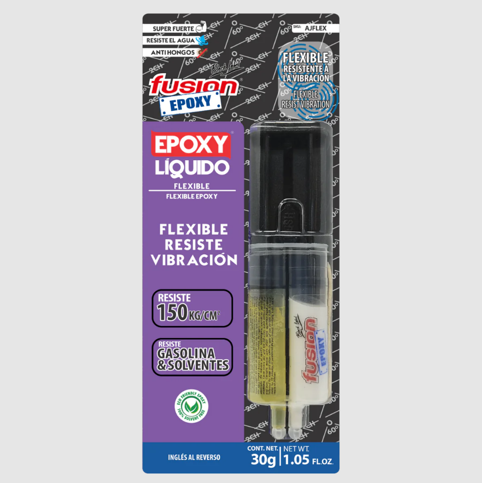EPOXY LIQUIDO JERINGA 5 MINUTOS FLEXIBLE