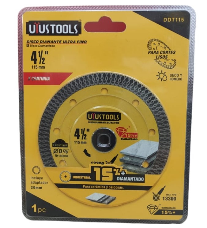 DISCO DIAMANTADO BISELAR 4 1/2&quot; UYUSTOOLS