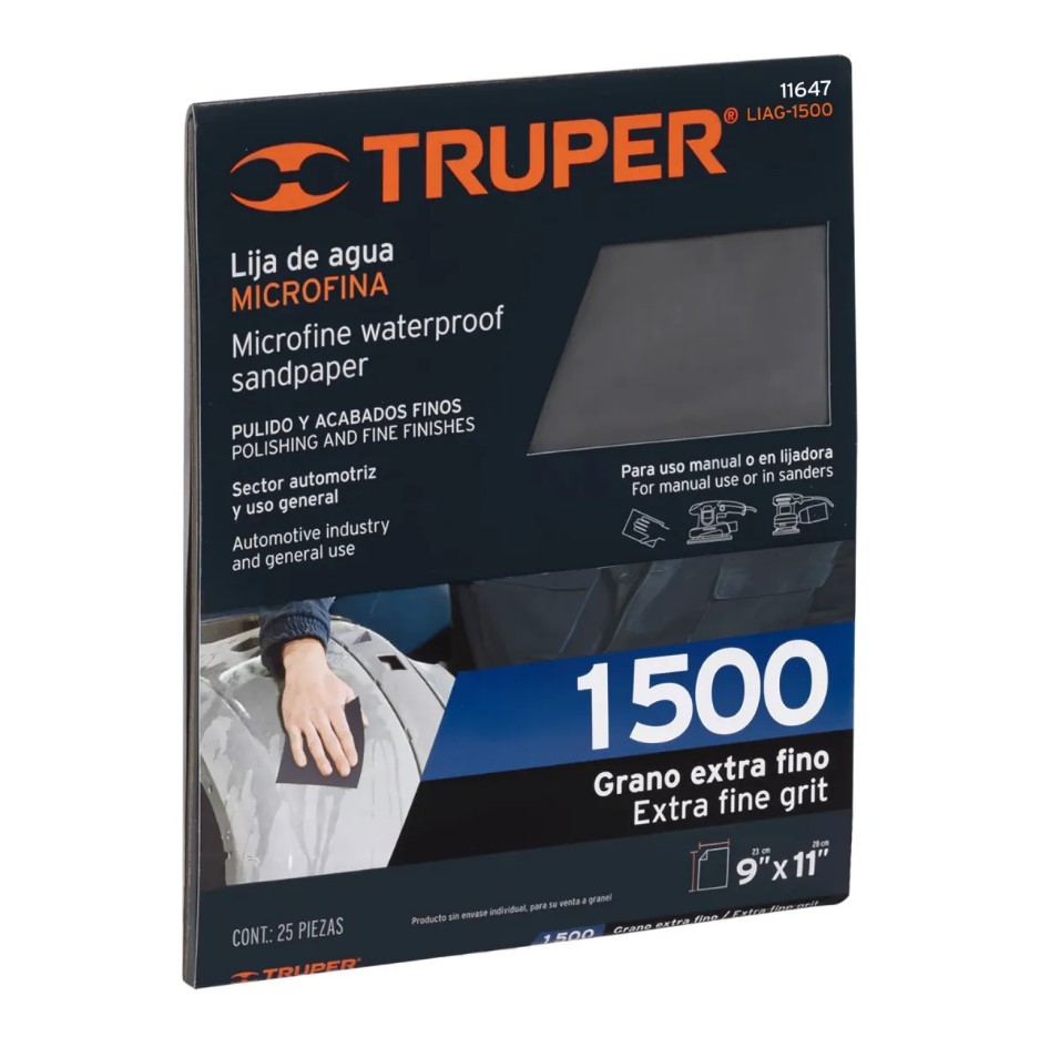LIJA NEGRA # 1500 TRUPER