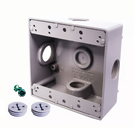 [1010] CAJA 2400 ALUMINIO 3 AGUJEROS 3/4