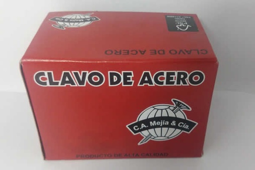[1010] CAJA CLAVO ACERO GUARDA ESCOBA 1-1/2"
