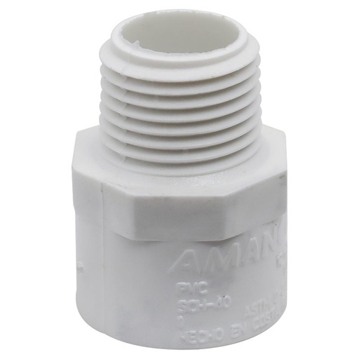 [1010] ADAPTADOR MACHO PVC 1/2