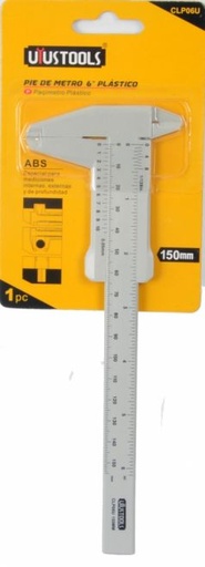 [clp06u] CALIBRADOR PIE DE REY PLASTICO UYUSTOOLS 
